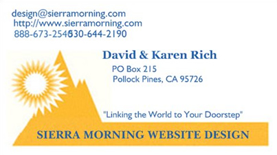 Sierra Morning Website Design